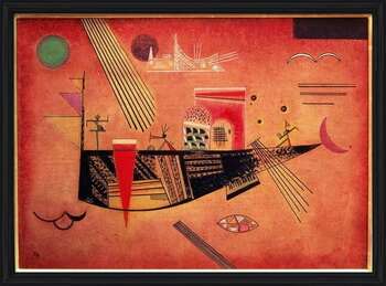 Innrammet plakat Wassily Kandinsky - Whimsical