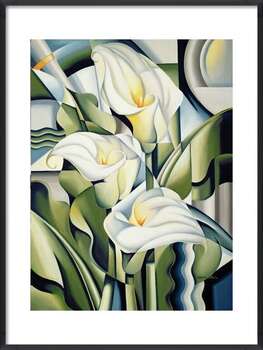 Plakat Cubist Lilies
