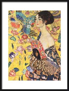 Plakat Lady with a Fan (1918)